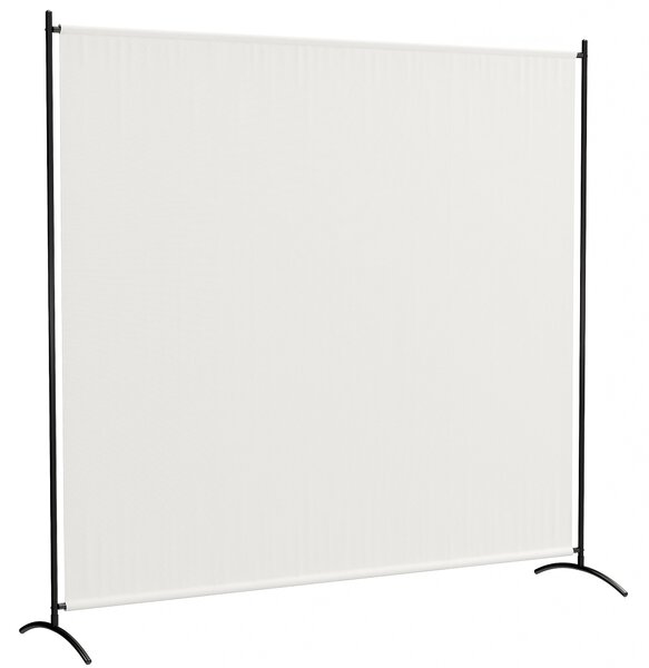 Outsunny Paravento Esterno a Pannello Singolo, Separatore di Ambiente di 180H cm con Protezione UV30+, Beige | Aosom Italy