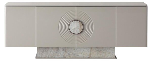 Credenza moderna beige, elegante, consolle, mobiletto, buffet, armadio