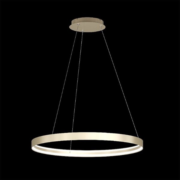 Lampadario moderno top light malika 1216 s80 oc led cct switch 7639lm oro - Top Light