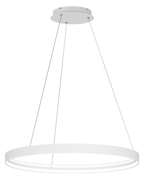 Lampadario moderno top light malika 1216 s80 bi led cct switch 7639lm bianco - Top Light