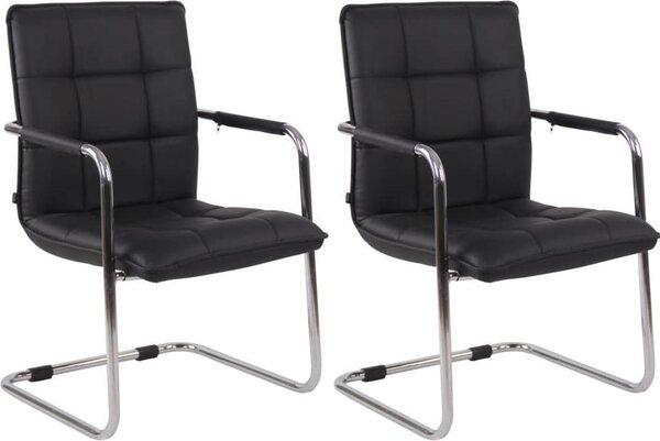 Set di sedie a sdraio 2 pezzi - Sedie da cucina - Elevato comfort di seduta