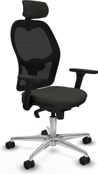 Sedia da ufficio con poggiatesta Jorquera Piqueras y Crespo 3D086N2 Nero