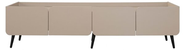 Mobile TV beige, moderno, contenitore per televisore, mobile portaoggetti, arredamento per soggiorno