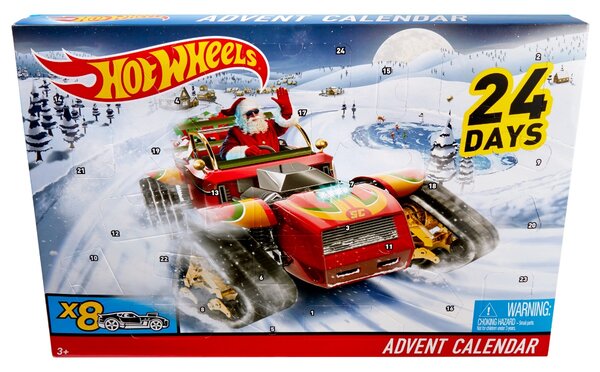 Calendario dell'Avvento Hot Wheels 2017