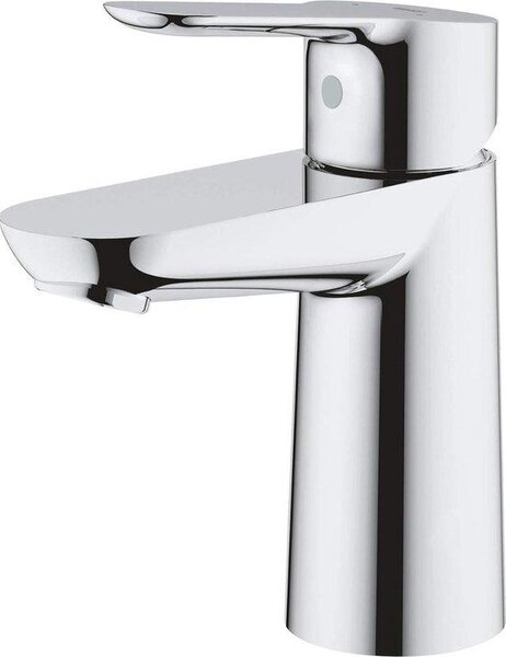 Miscelatore per lavabo Famanu, finitura argento - Star Edge 23344000, con sistema di risparmio idrico