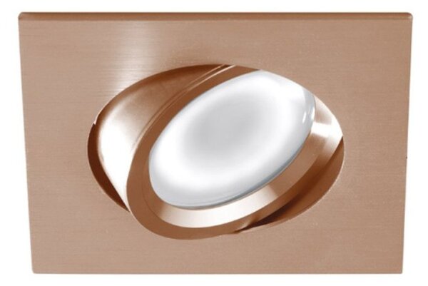 Faretto incasso gea led gfa054 gu10 led classico orientabile alluminio - Gea Led
