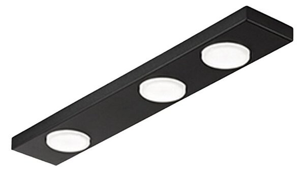 Plafoniera perenz bottone 8566 n gx53 led nero opaco - Perenz