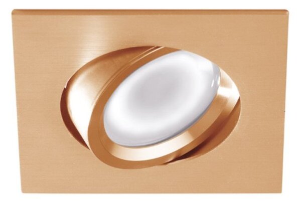 Faretto incasso gea led gfa053 gu10 led classico orientabile alluminio - Gea Led