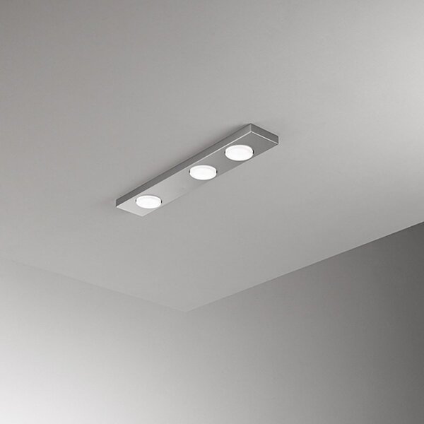 Plafoniera perenz bottone 8566 al gx53 led alluminio opaco - Perenz