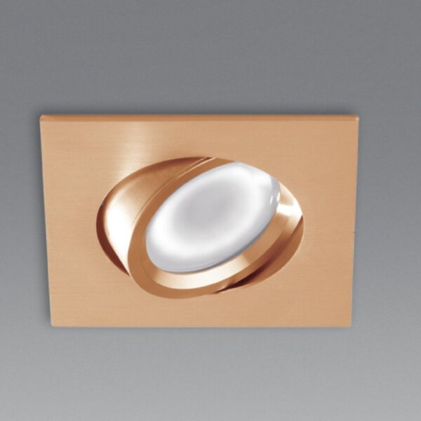 Faretto incasso gea led gfa053 gu10 led classico orientabile alluminio - Gea Led