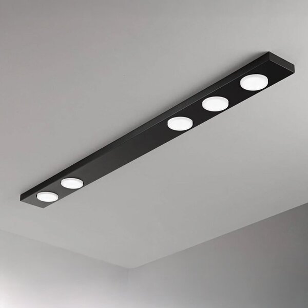 Plafoniera perenz bottone 8568 n gx53 led nero opaco - Perenz