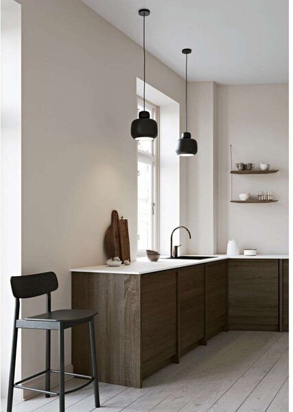 Lampada a sospensione Woud, Stone, dimmerabile, Bianco, Cucina, Metallo, Design