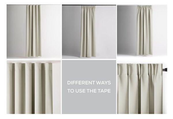 Tenda parzialmente oscurante color crema 140x245 cm Kierra – Restilo