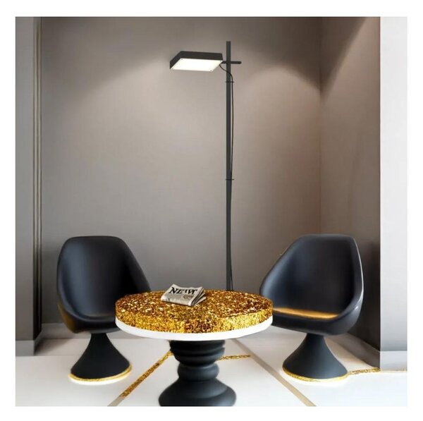 KUBI PIANTANA CON LUCE ORIENTABILE BIEMISSIONE LED 20W LUCE CCT 3000K-4000K ALLUMINIO 3 COLORI
