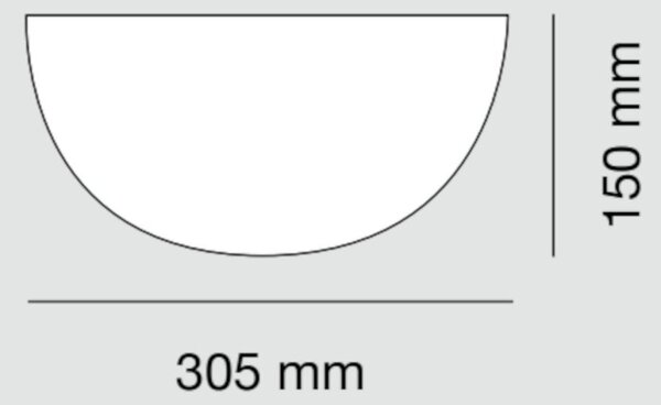 Applique gesso belfiore 9010 hara big 7157.41 e27 led verniciabile - Belfiore - 9010