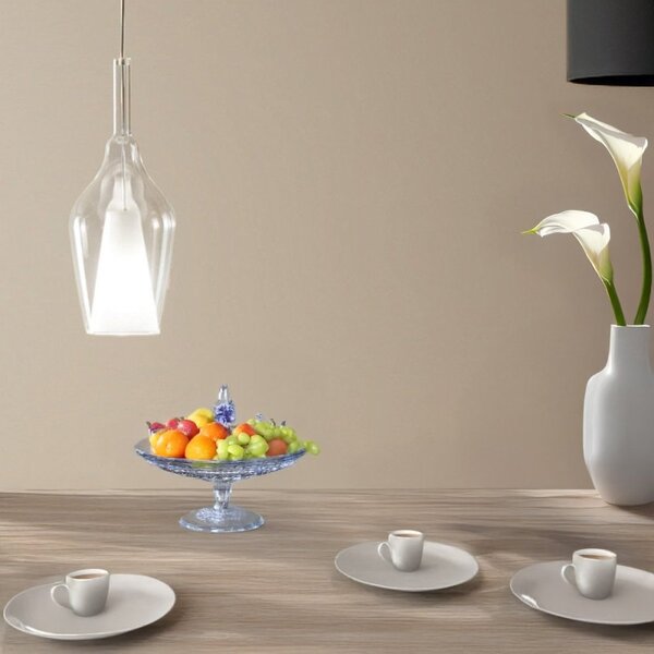 Lampadario moderno gea luce ofelia mini s12 g9 led metallo vetro sospensione - Gea Luce