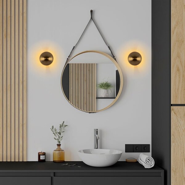 Lampada da parete color bronzo ø 16 cm Fungal – Opviq lights