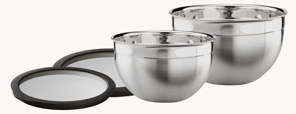 Ciotole per impastare Moments con coperchi, set da 4