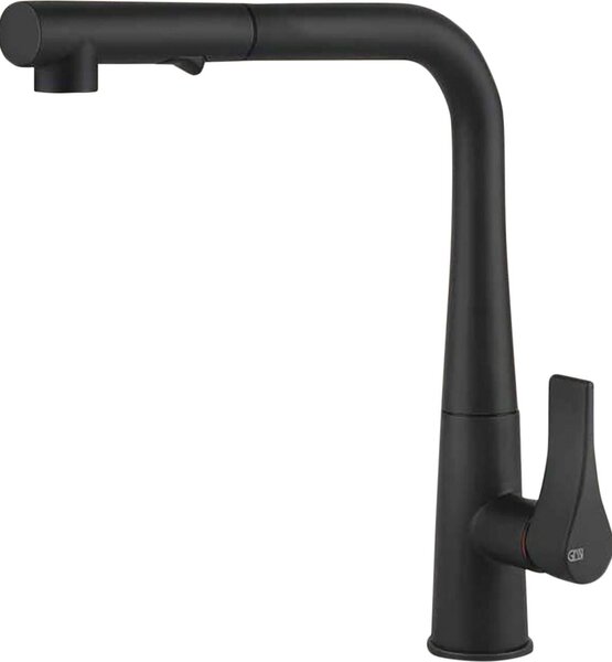 Miscelatore monocomando Gessi Proton 17177 299 29,5 cm Nero opaco