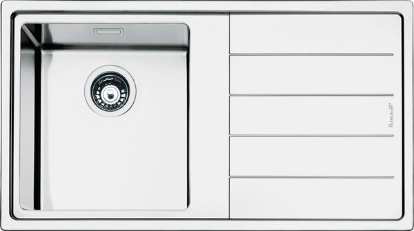Lavello da incasso Smeg a 1 vasca Mira LFT861D 87 cm
