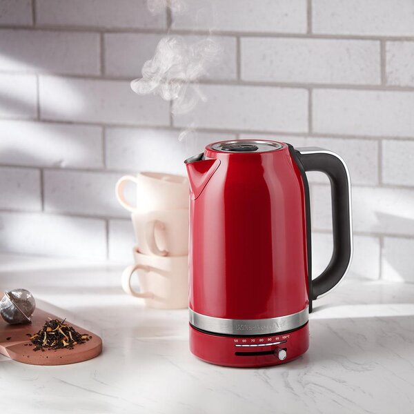 KITCHENAID Bollitore Elettrico Acqua Capacit 1.7 Litri Potenza 2400 Watt Termostato Regolabile colore Rosso - 5KEK1701EER