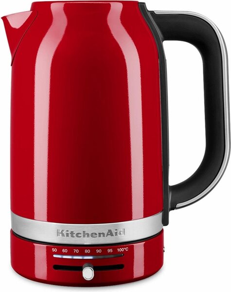 KITCHENAID Bollitore Elettrico Acqua Capacit 1.7 Litri Potenza 2400 Watt Termostato Regolabile colore Rosso - 5KEK1701EER