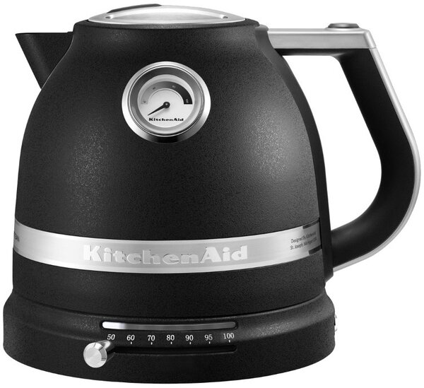 KITCHENAID Bollitore elettrico acqua Capacit 1,5 Litri Potenza 2400 Watt Regolazione temperatura Spegnimento automatico colore Nero ghisa - 5KEK1