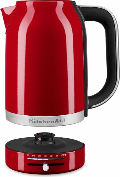 KITCHENAID Bollitore Elettrico Acqua Capacit 1.7 Litri Potenza 2400 Watt Termostato Regolabile colore Rosso - 5KEK1701EER