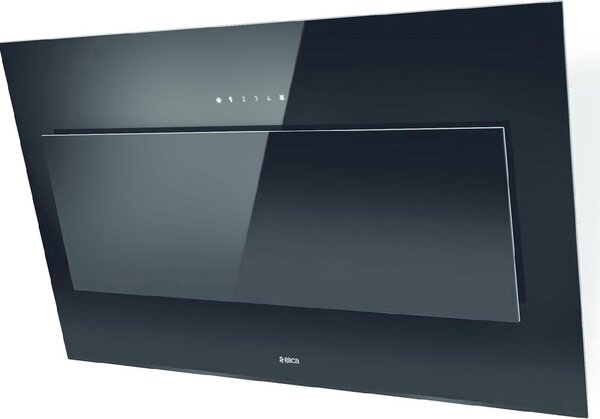 Elica Cappa Cucina Filtrante a Parete Larghezza 90 cm Profondit 33 cm colore Nero - PRF0079553 VERTIGO BL/F/90