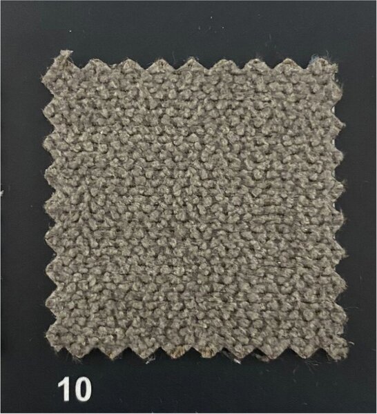 DecHome Divano 3 Posti Moderno in Tessuto Antimacchia Dimensioni 211x92x98 cm colore Tortora - Alenda