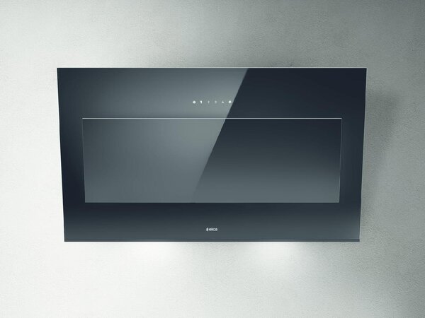 Elica Cappa Cucina Filtrante a Parete Larghezza 90 cm Profondit 33 cm colore Nero - PRF0079553 VERTIGO BL/F/90
