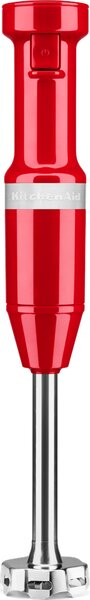 KITCHENAID Frullatore ad Immersione Minipimer Potenza 180 Watt con Accessori colore Rosso e Acciaio Inox - 5KHBV83EER