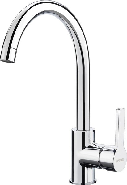 Miscelatore da cucina Smeg con leva MI4CR 24,5 cm Cromato