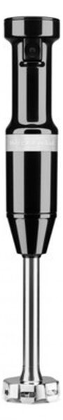 KITCHENAID Frullatore ad Immersione Minipimer Potenza 180 Watt con Bicchiere e Lama in Acciaio Inox colore Onyx Black - 5KHBV83EOB