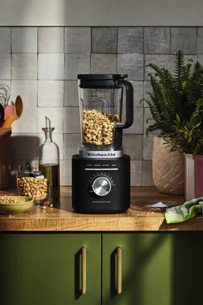 KITCHENAID Frullatore con Bicchiere Capacit 2 Litri Potenza 1200 Watt 10 Velocit + Funzione Pulse colore Nero - 5KSB2073EBM