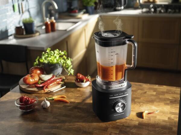 KITCHENAID Frullatore con Bicchiere Capacit 2 Litri Potenza 1200 Watt 10 Velocit + Funzione Pulse colore Nero - 5KSB2073EBM