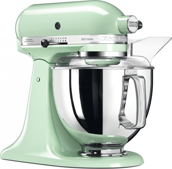 KITCHENAID Impastatrice Planetaria Capacit Ciotola 4.8 Litri Potenza 300 Watt 10 Velocit colore Verde - 5KSM175PSEPT Artisan