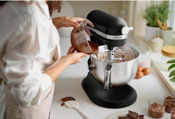KITCHENAID Impastatrice Planetaria Capacit Ciotola 5.6 Litri Potenza 375 Watt 11 Velocit colore Nero Opaco - 5KSM60SPXEBM