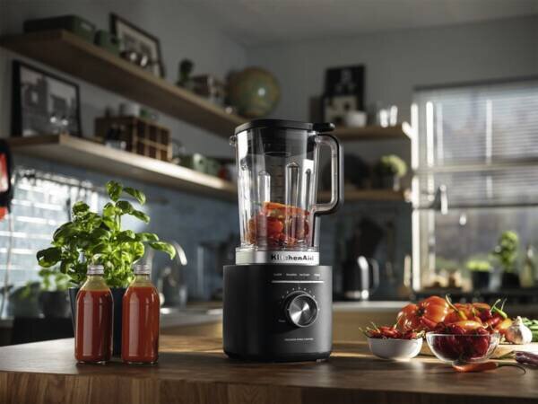KITCHENAID Frullatore con Bicchiere Capacit 2 Litri Potenza 1200 Watt 10 Velocit + Funzione Pulse colore Nero - 5KSB2073EBM