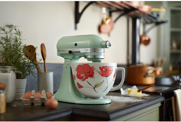KITCHENAID Impastatrice Planetaria Capacit Ciotola 4.8 Litri Potenza 300 Watt 10 Velocit colore Verde - 5KSM175PSEPT Artisan