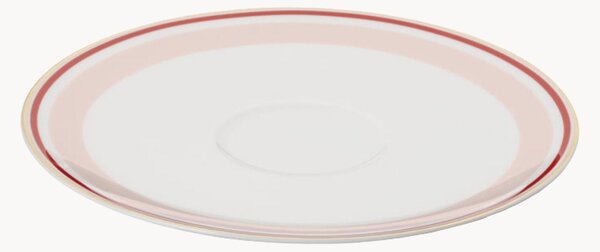 Set di 6 piattini in Fine Bone China Capri