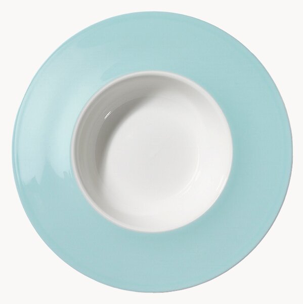 Set di 6 piatti fondi in Fine Bone China Pastel
