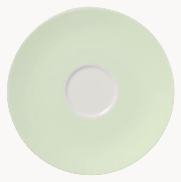 Set di 6 piattini in Fine Bone China Pastel