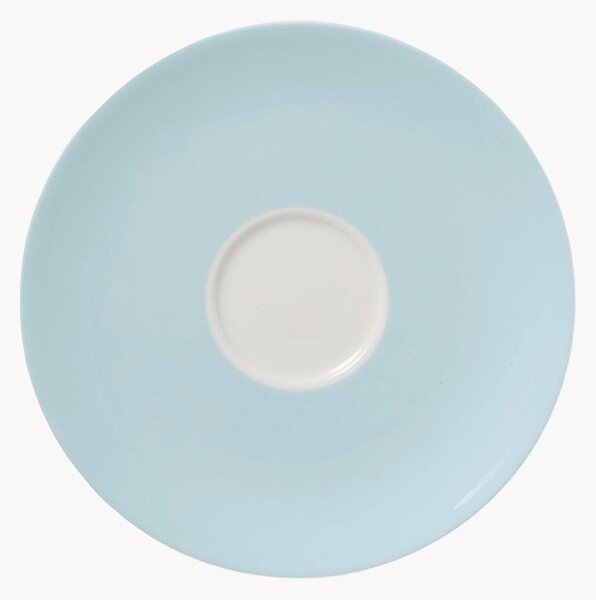 Set di 6 piattini in Fine Bone China Pastel