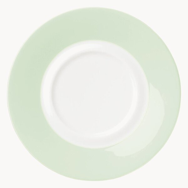 Set di 6 piattini in Fine Bone China Pastel
