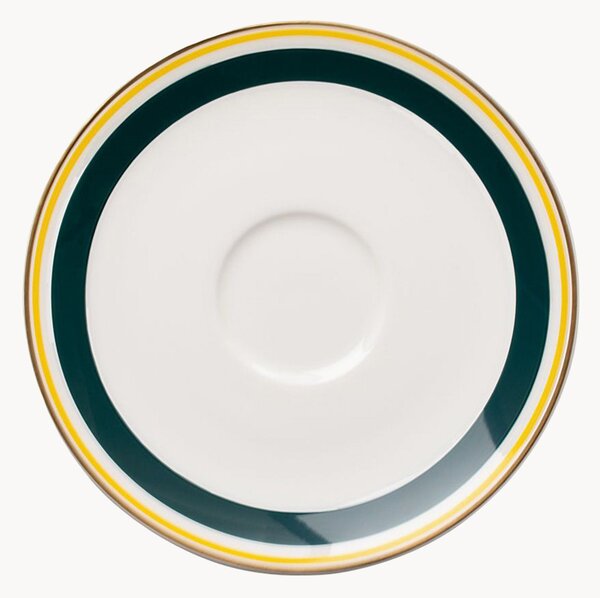 Set di 6 piattini in Fine Bone China Capri