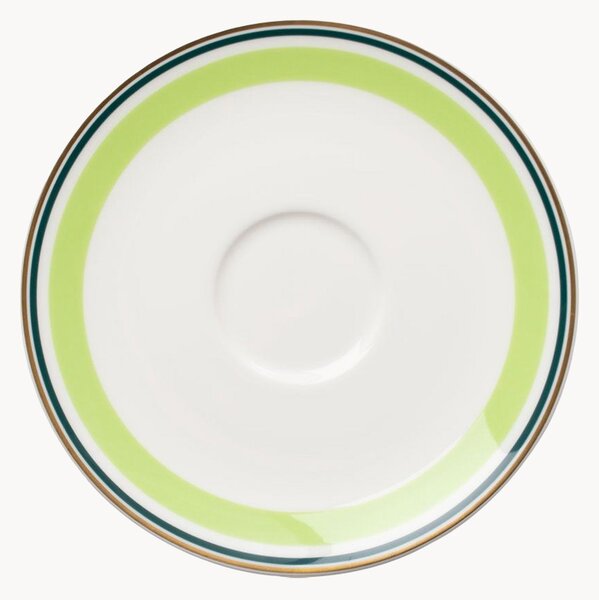 Set di 6 piattini in Fine Bone China Capri