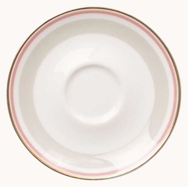 Set di 6 piattini in Fine Bone China Capri