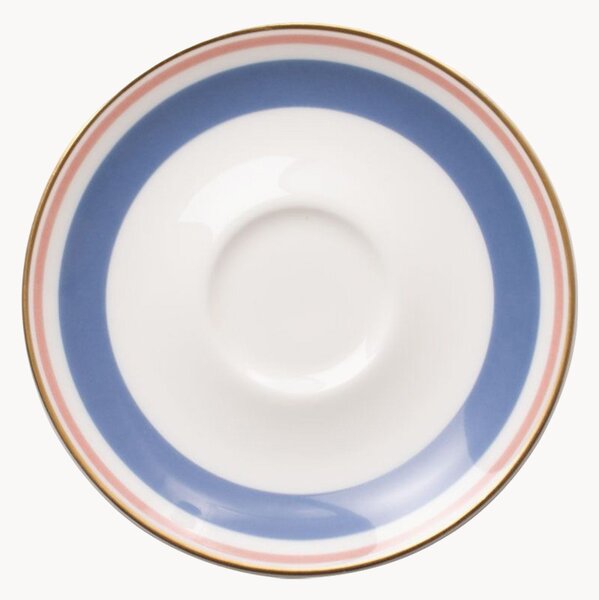 Set di 6 piattini in Fine Bone China Capri