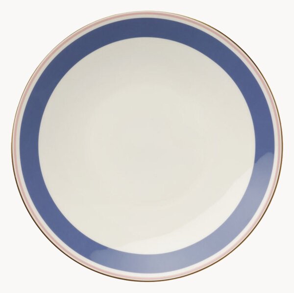 Set di 6 piatti da dessert in Fine Bone China Capri